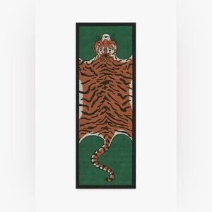 Ruggable Jonathan Adler Tiger Emerald Flatwoven Runner Rug - 2.5’x7’